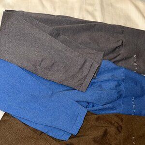 NVGTN Seamless Leggings Gray, Blue, Magenta, Brown, Size Large